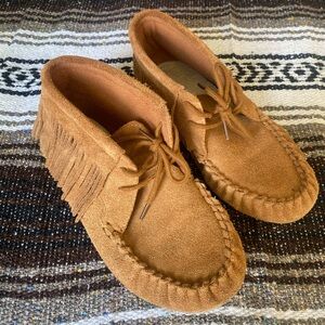 Target Brown Suede Moccasins